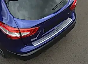 Nissan Qashqai Uyumlu Krom Arka Tampon Eşiği 2014-2017