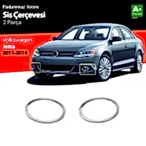 Volkswagen Jetta Uyumlu Krom Sis Farı Çerçevesi 2 Parça 2011-2014
