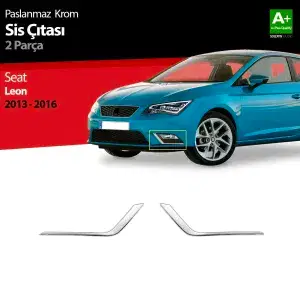 Seat Leon Uyumlu Krom Sis Farı Çerçevesi 2 Parça. 2013-2016