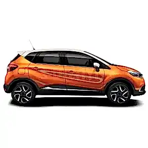 Renault Captur Uyumlu Krom Cam Çıtası 4 Parça. 2013-2020