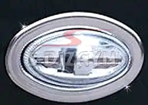 Peugeot 407 Uyumlu Krom Sinyal Çerçevesi 2 Parça 2004-2010