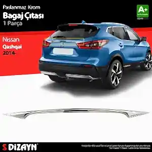 Nissan Qashqai Uyumlu Krom Bagaj Çıtası 2014-2021