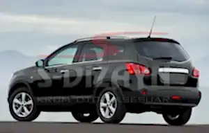 Nissan Qashqai Uyumlu 2 Krom Cam Çıtası 4 Parça 2010-2014