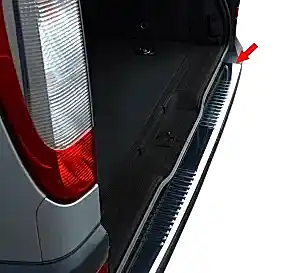 Mercedes Vito Uyumlu Krom Arka Tampon Eşiği 2004-2014