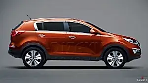 Kia Sportage Uyumlu Krom Cam Üst Çıtası 4 Parça 2010-2015