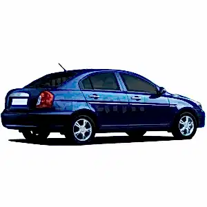 Hyundai Accent Uyumlu Era Krom Kapı Kolu 4 Kapı 2005-2011