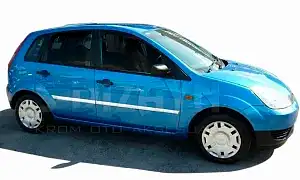 Ford Fiesta Uyumlu Krom Yan Kapı Çıtası 4 Parça 2002-2006
