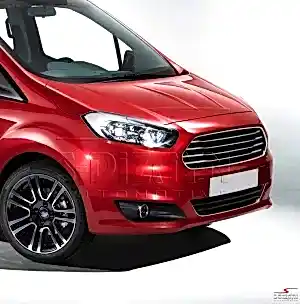 Ford Courier Uyumlu Krom Sis Farı Çerçevesi 2 Parça 2014-2017