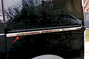 Ford Connect Uyumlu Krom Sürgülü Kapı Çıtası 1 Parça 2002-2014 (K.ş)