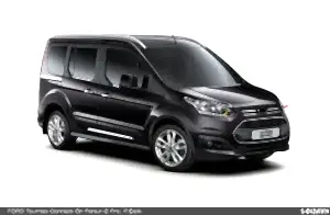 Ford Connect Uyumlu Krom Ön Panjur 2 Parça. 2015 Üzeri