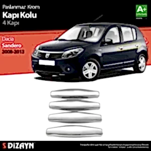 Dacia Sandero Uyumlu Krom Kapı Kolu 4 Kapı 2008-2013