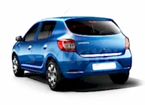 Dacia Sandero Uyumlu 2 Krom Bagaj Alt Çıtası 2013-2020 (Stepway)