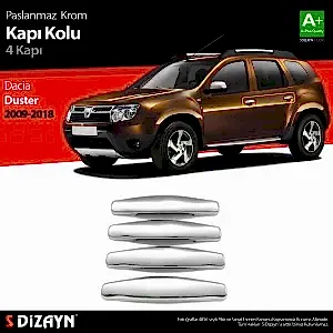 Dacia Duster Uyumlu Krom Kapı Kolu 4 Kapı 2009-2018