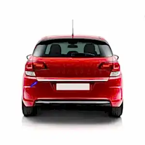 Citroen C4 Uyumlu Hatchback Abs Krom Bagaj Alt Çıtası 2010-2020(Formlu)