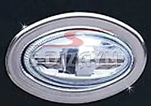 Citroen C1 Uyumlu Krom Sinyal Çerçevesi 2 Parça 2005 Üzeri