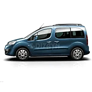 Citroen Berlingo Uyumlu Krom Kapı Kolu 4 Kapı 2008-2018
