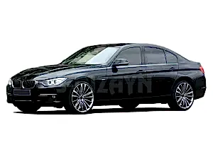 Bmw 3 Uyumlu Serisi F30 Krom Cam Çıtası 4 Parça 2012 Üzeri