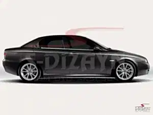 Alfa Romeo Uyumlu 156 Krom Cam Çıtası 4 Parça 1997-2007 Parça
