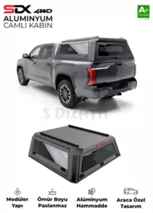 Sdx Isuzu D-Max Aluminyum Pro Camlı Kasa Kabin 2019 Üzeri
