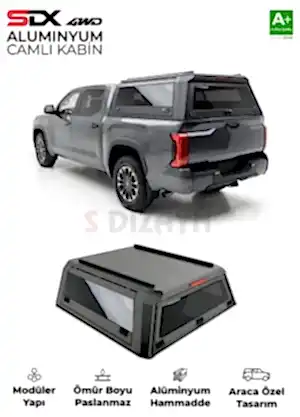 Sdx Ford Ranger Aluminyum Pro Camlı Kabin 2016-2023