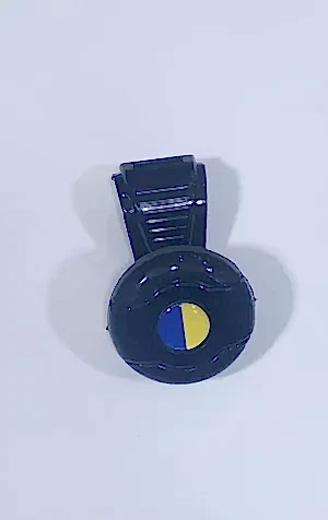 Siyah Dönebilen Vites Topuzu Sarı Lacivert Stickerlı