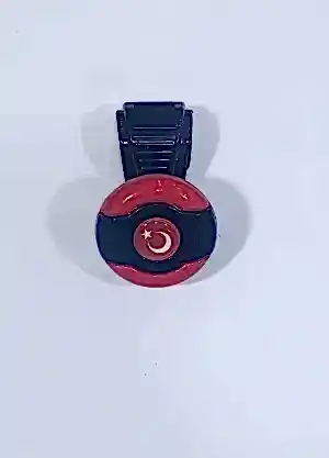 Kırmızı-Siyah Dönebilen Vites Topuzu Türk Bayrağı Stickerlı
