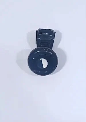 Siyah Dönebilen Vites Topuzu Beyaz Siyah Stickerlı