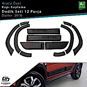 Dacia Duster 2 Kapı Koruma Ve Çamurluk Kaplaması Dodik Seti 2018 Üzeri A+ Kalite