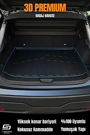 S-Dizayn Honda Civic 3D Pro Bagaj Havuzu 2021 Üzeri A+ Kalite