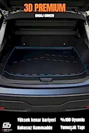 S-Dizayn Hyundai Tucson Elite Plus 4X4 3D Pro Bagaj Havuzu 2021 Üzeri A+ Kalite
