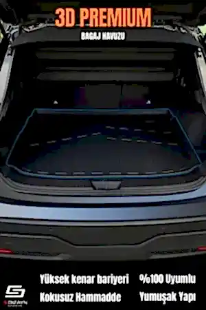 S-Dizayn Fiat Linea 3D Pro Bagaj Havuzu 2007-2018 A+ Kalite