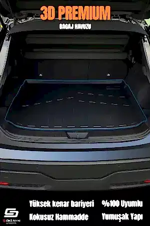 S-Dizayn Dacia Sandero 3D Pro Bagaj Havuzu 2020 Üzeri A+ Kalite