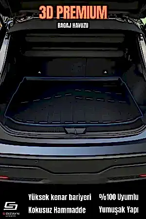S-Dizayn Ssangyong Korando 3D Pro Bagaj Havuzu 2019 Üzeri A+ Kalite