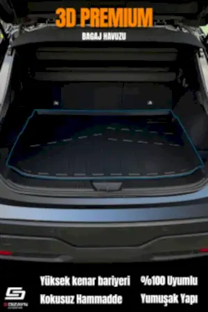S-Dizayn Dacia Lodgy 3D Pro Bagaj Havuzu 2012-2020 A+ Kalite