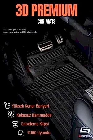 S-Dizayn Citroen C4X 3D Pro Havuzlu Paspas ve Bagaj Havuzu Seti (2'li SET) İnce Stepne 2023 Üzeri A+ Kalite thumb 2