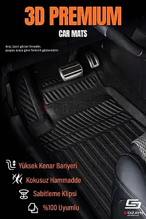 S-Dizayn Volvo EX30 3D Pro Havuzlu Paspas ve Bagaj Havuzu Seti (2'li SET) 2025 Üzeri A+ Kalite thumb 2