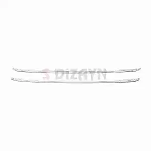 S-Dizayn Peugeot Rifter Makyajlı Krom Ön Tampon Çıtası 2 Prç 2024 Üzeri A+ Kalite - Görsel 2