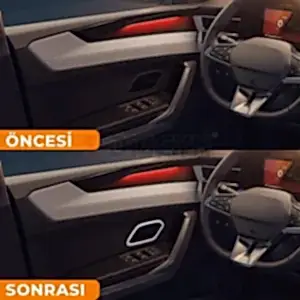 S-Dizayn Renault Boreal Krom İç Kapı Kolu Çerçevesi 4 Prç 2025 Üzeri A+ Kalite (Parlak Krom) - Görsel 5