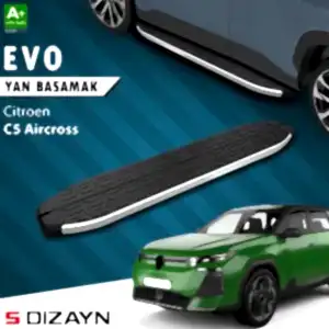 S-Dizayn Citroen C5 Aircross 2 Hybrid Benzinli Evo Krom Yan Basamak 193 Cm 2025 Üzeri A+ Kalite