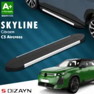 S-Dizayn Citroen C5 Aircross 2 Hybrid Benzinli Skyline Aluminyum Yan Basamak 193 Cm 2025 Üzeri A+ Kalite