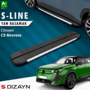 S-Dizayn Citroen C5 Aircross 2 Hybrid Benzinli S-Line Aluminyum Yan Basamak 193 Cm 2025 Üzeri A+ Kalite