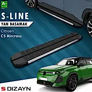 S-Dizayn Citroen C5 Aircross 2 Hybrid Benzinli S-Line Krom Yan Basamak 193 Cm 2025 Üzeri A+ Kalite