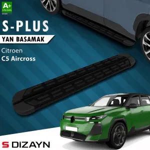 S-Dizayn Citroen C5 Aircross 2 Hybrid Benzinli S-Plus Siyah Yan Basamak 193 Cm 2025 Üzeri A+ Kalite