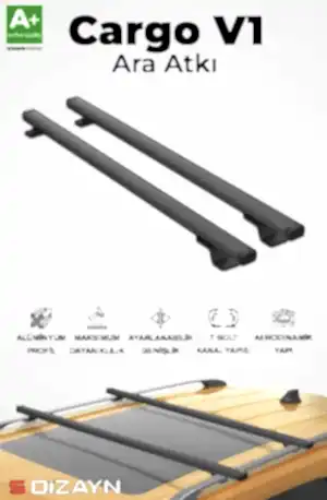 S-Dizayn Seat Exeo Sw S-Bar Cargo V1 Ara Atkı Tavan Taşıyıcı Barı Siyah 120 Cm 2009-2013 A+ Kalite
