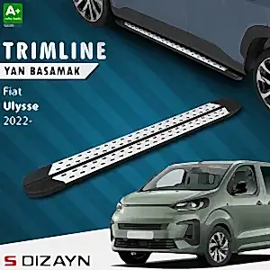 S-Dizayn Fiat Ulysse Kısa Şase Trimline Gri Yan Basamak 213 Cm 2022 Üzeri