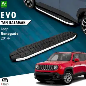 Jeep Renegade Evo Aluminyum Yan Basamak 173 Cm 2014 Üzeri