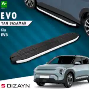 S-Dizayn Kia Ev3 Evo Aluminyum Yan Basamak 183 Cm 2025 Üzeri A+ Kalite