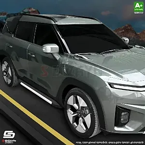 S-Dizayn Kia EV3 Skyline Aluminyum Yan Basamak 183 Cm 2025 Üzeri A+ Kalite - Görsel 5