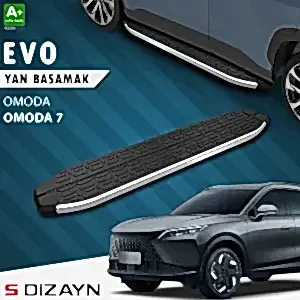 S-Dizayn Omoda Omoda7 Evo Krom Yan Basamak 183 Cm 2025 Üzeri A+ Kalite