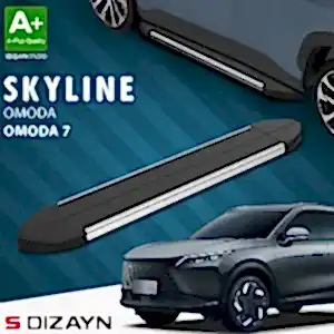 S-Dizayn Omoda Omoda7 Skyline Krom Yan Basamak 183 Cm 2025 Üzeri A+ Kalite